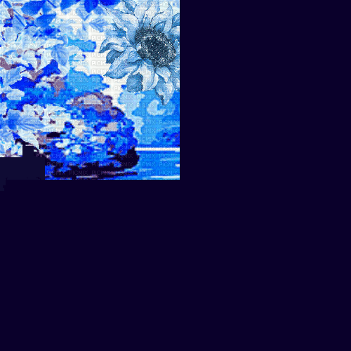 Me / BG. anim.swan.pound.blue.idca - GIF animado gratis