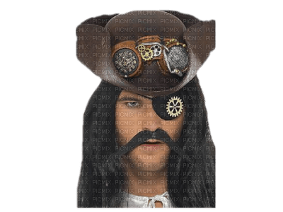 steampunk pirate bp - zdarma png