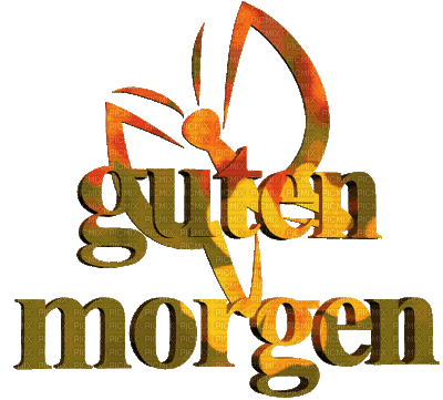 text german guten morgen gold gruß grüße letter deco  friends family gif anime animated animation tube - Free animated GIF