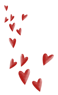 Kaz_Creations Scrap  Deco  Hearts Red Love - PNG gratuit
