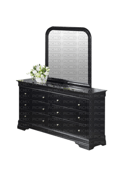 Commode-Glace noire - darmowe png