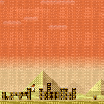 Super Mario Bros Background Pyramids - Free PNG
