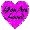 you are loved - GIF animate gratis