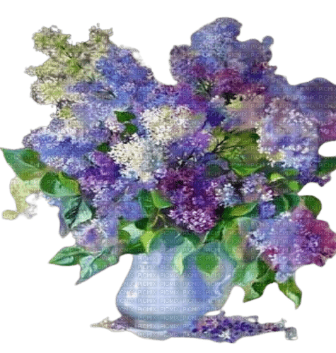 loly33 vase lilas - 無料png