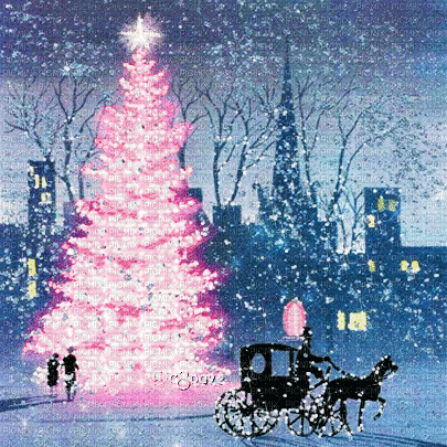 soave background animated christmas winter tree - Zdarma animovaný GIF