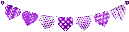 soave deco valentine bordrer heart animated purple - Animovaný GIF zadarmo