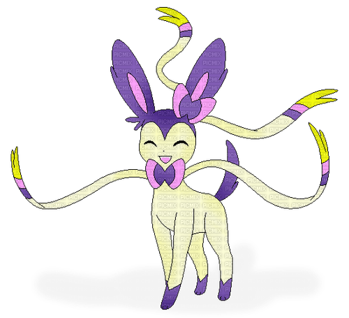 sylveon altered shiny form (by me) - gratis png