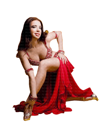 kikkapink woman oriental red - ücretsiz png
