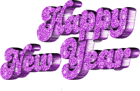 Kaz_Creations Animated Text Logo Happy New Year - Bezmaksas animēts GIF
