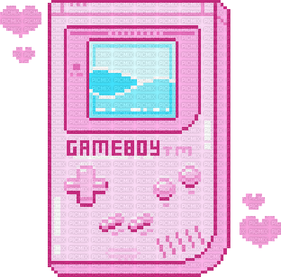 pink gameboy - GIF animado grátis
