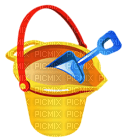 Kaz_Creations Deco Beach Bucket Spade - ingyenes png