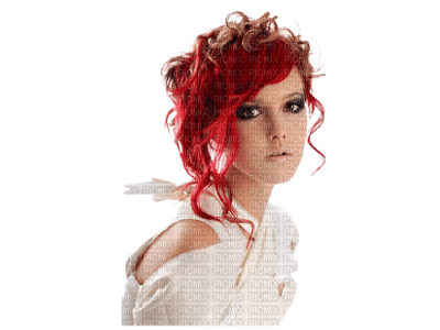 woman red hair  bp - darmowe png