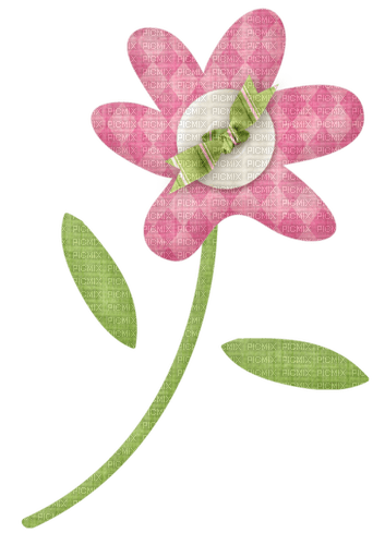 Fleur Rose Vert Blanc :) - png grátis