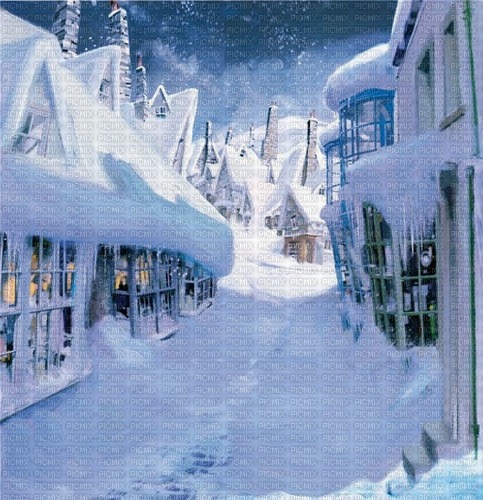 Village in Winter - ingyenes png