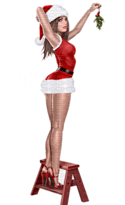 Kaz_Creations Christmas Deco Woman Femme - 無料png