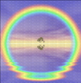 rainbow ocean - Free animated GIF