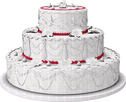 brölopp-tårta--wedding-cake - Free PNG