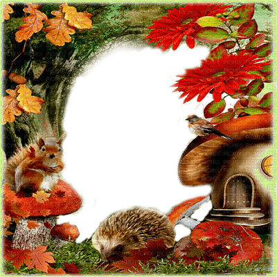 autumn frame by nataliplus - nemokama png