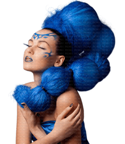 Woman Blue - Bogusia - PNG gratuit