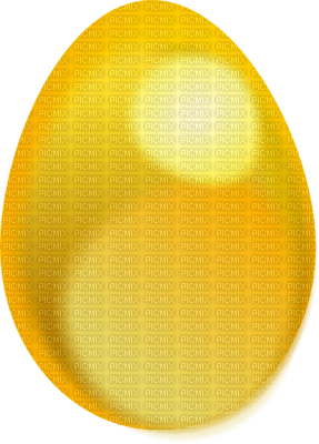 easter-egg-yellow - nemokama png
