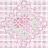 Checkered flower background - GIF animé gratuit