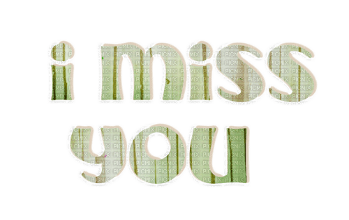 I Miss You :) - Free PNG