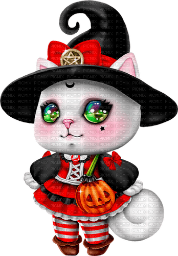 halloween cat by nataliplus - ücretsiz png