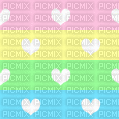 rainbow heart background - GIF animé gratuit