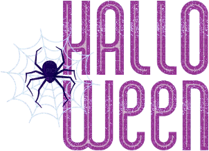 soave text halloween happy purple - gratis png