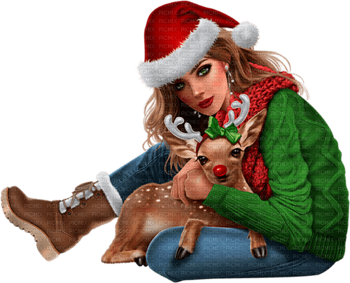 christmas woman by nataliplus - ilmainen png