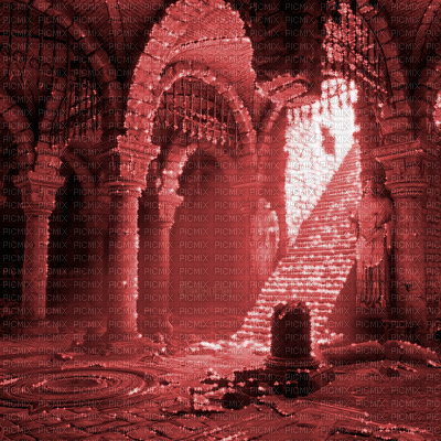 Y.A.M._Gothic fantasy background red - GIF เคลื่อนไหวฟรี