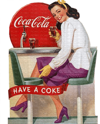 vintage coca cola - ilmainen png