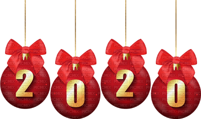 Happy new year decorations Christmas_tube - PNG gratuit