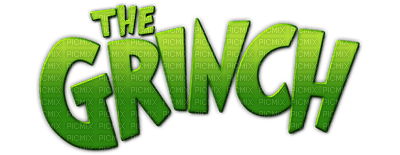 Kaz_Creations The Grinch Christmas Logo Text - δωρεάν png