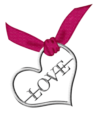 Kaz_Creations Text Love Heart Dangly Things Hanging Colours - Free PNG