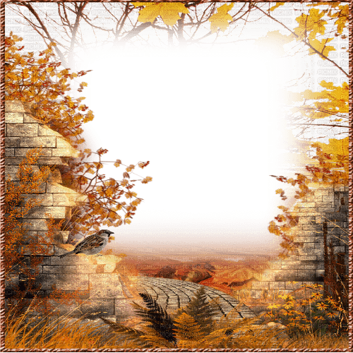 dolceluna autumn frame wall - PNG gratuit