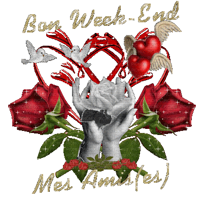 bon week end ** - Δωρεάν κινούμενο GIF