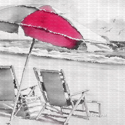 soave background animated summer beach umbrella - Gratis geanimeerde GIF