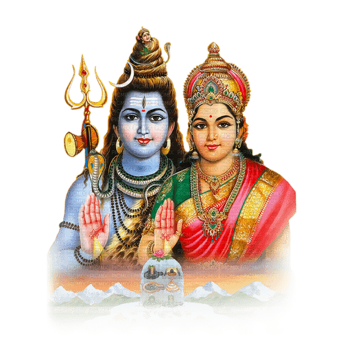 Shiva Parvati - png gratuito