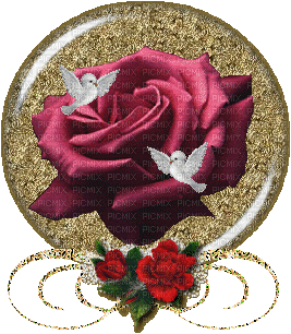 Sphere rose laurachan - GIF animado grátis