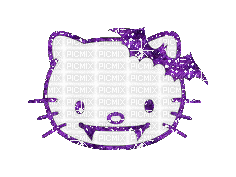 Emo Hello Kitty Glitter Edit #17 (VantaBrat) - GIF animé gratuit