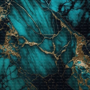 Teal Gold Background With Black - darmowe png