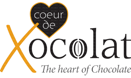 Coeor Chocolat Heart Chocolate Text - Bogusia - png gratis