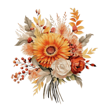 Fall Flowers-RM - δωρεάν png