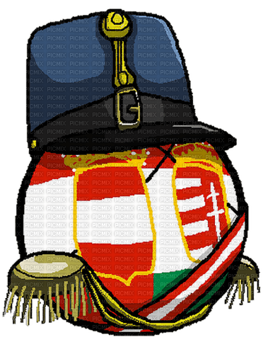 Countryballs Austria-Hungary - png gratuito