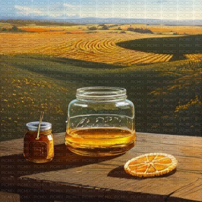 Honey in the Countryside - gratis png