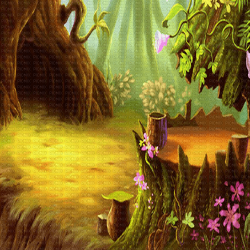 Y.A.M._Cartoons Fantasy tales background - 免费PNG