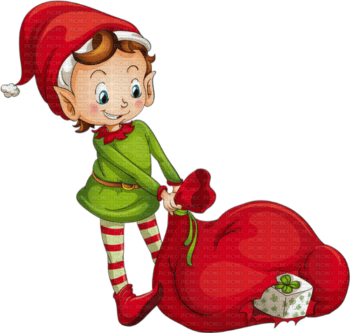 Santas helper. Christmas. Leila - PNG gratuit