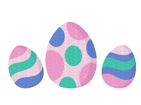 Easter Eggs - Free animated GIF