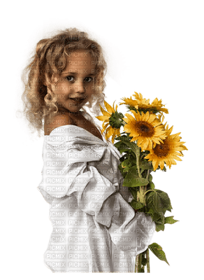 Kaz_Creations Baby Enfant Child Girl  Flowers - Free PNG